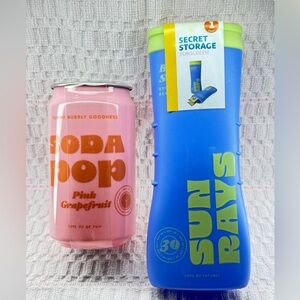 Secret Storage Sunscreen and Soda Set